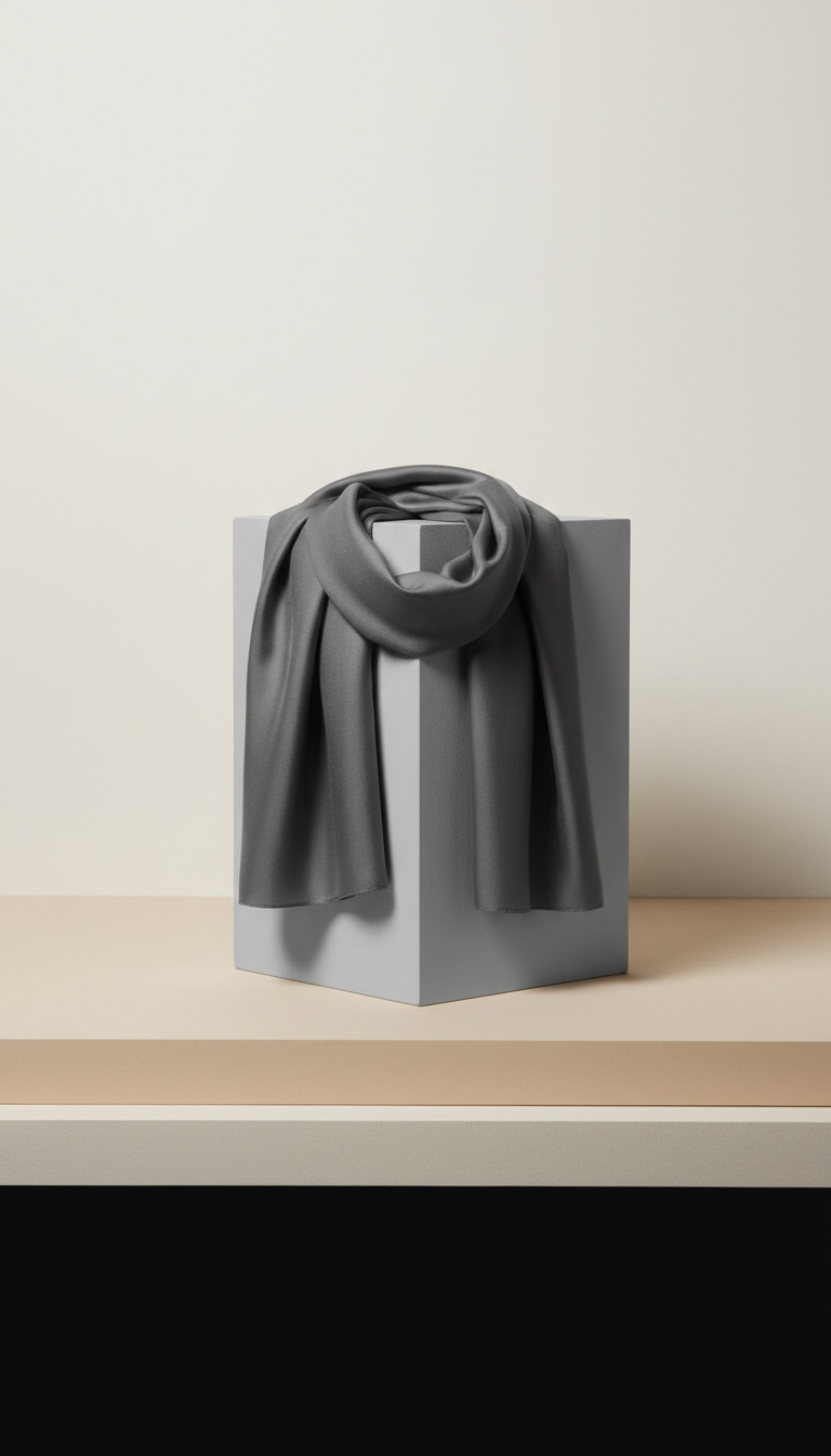 Minimalist Silk Scarf