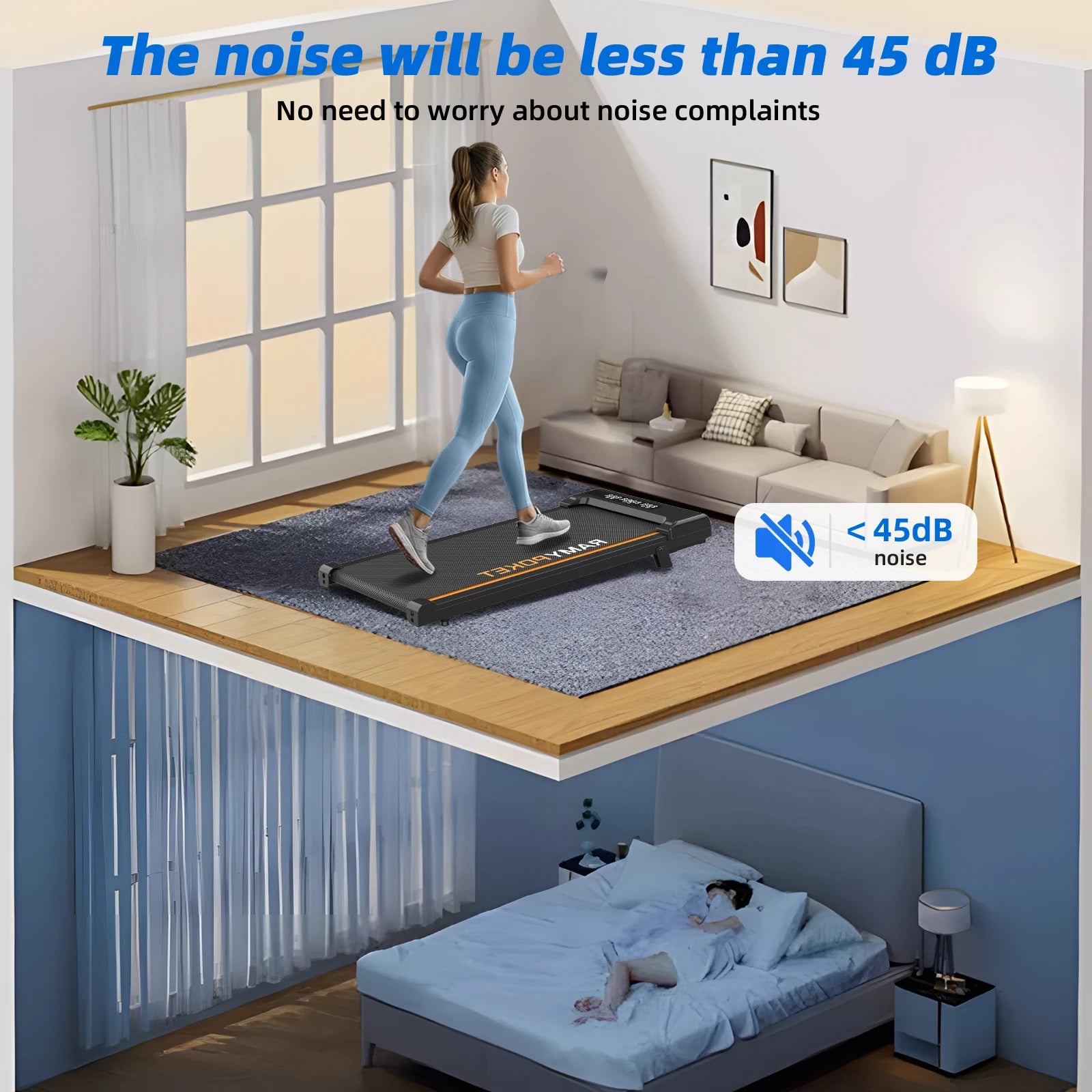StrideFlex™ Foldable Incline Walking Pad