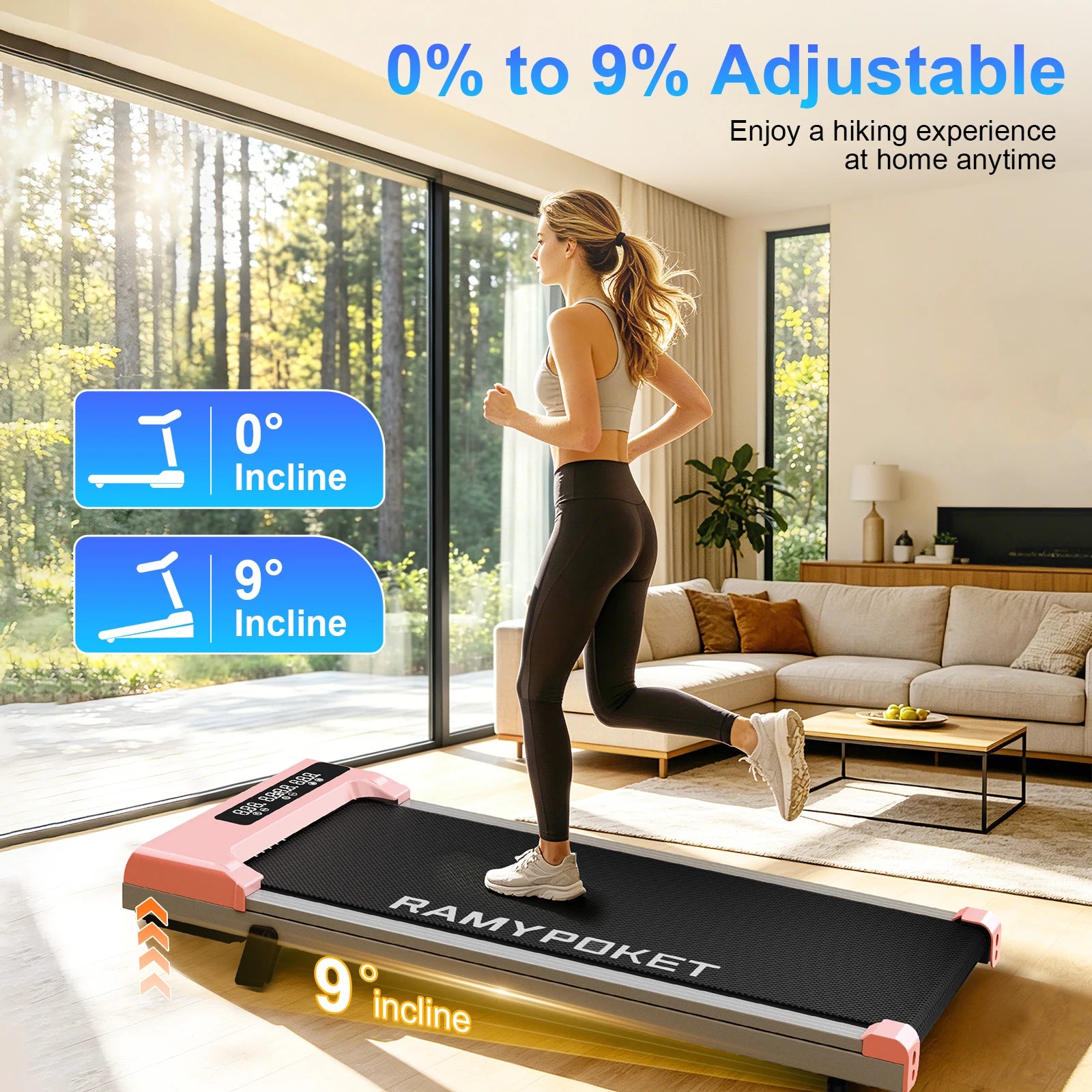 StrideFlex™ Foldable Incline Walking Pad