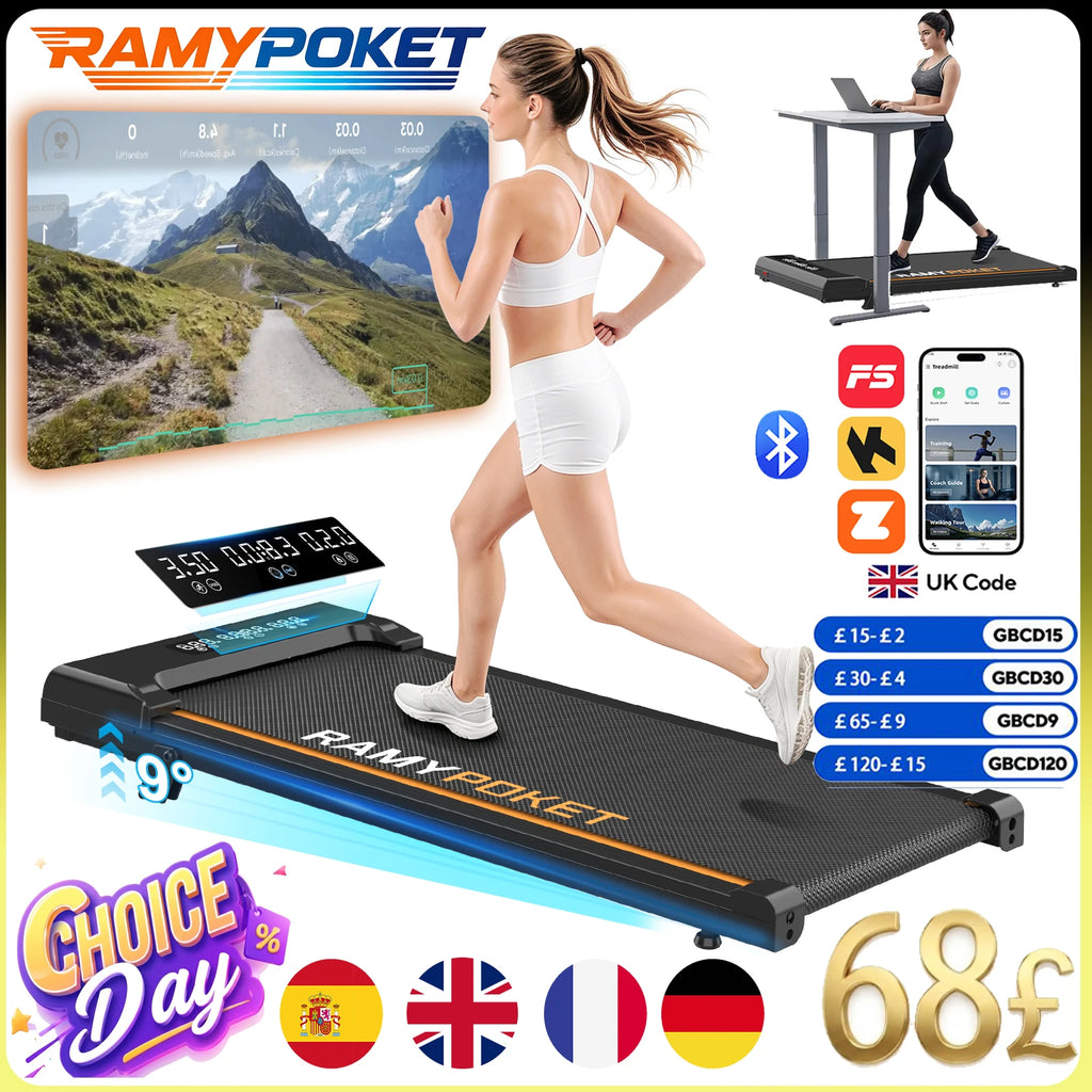 StrideFlex™ Foldable Incline Walking Pad