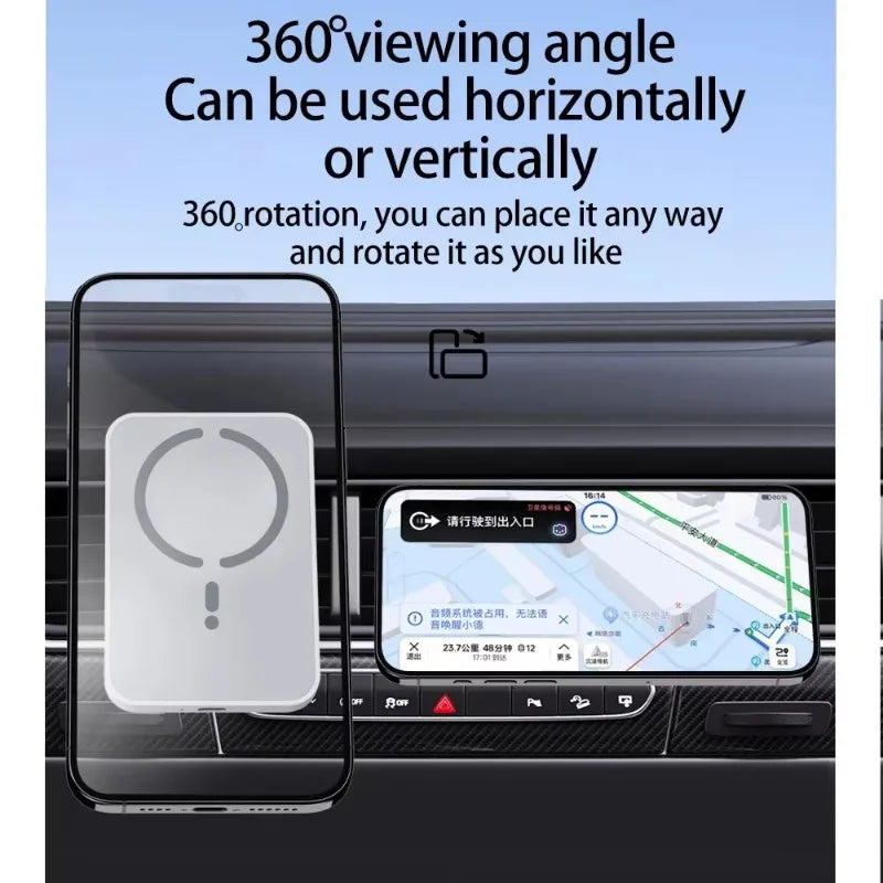 MagCharge™ Magnetic Car Wireless Charger