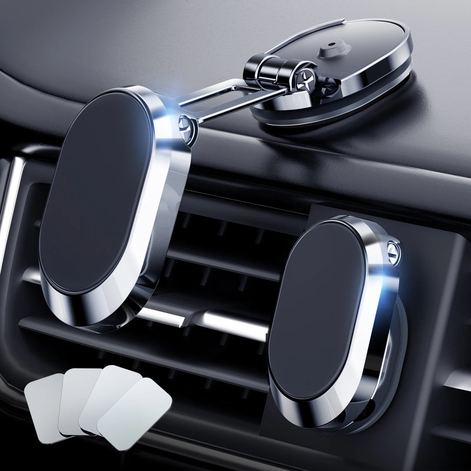 MagGrip 360 Foldable Magnetic Car Phone Holder