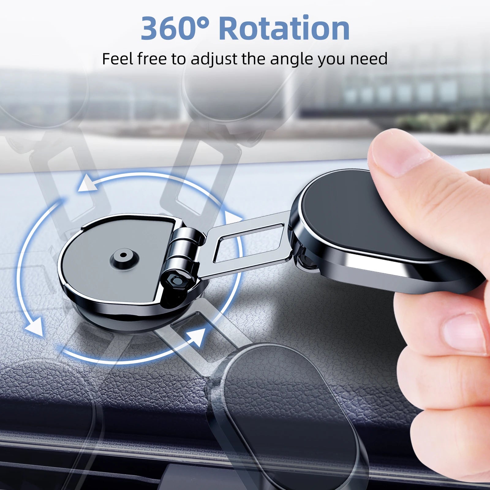 MagGrip 360 Foldable Magnetic Car Phone Holder